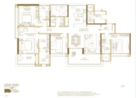Century Bliss Apartment 3 BHK Floor Plan by Century Group located at Rajanukunte, Yelahanka Doddaballapur Road, North Bangalore Karnataka